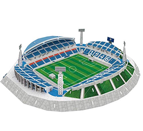 CMO Modelo de Rompecabezas Deportivo en 3D, Modelo de Rompecabezas Getafe Stadium, Juguetes y Regalos para niños, 16 Pulgadas × 14,2 Pulgadas × 3,3 Pulgadas