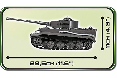 COBI 2538 PzKpfw Vi Tiger Ausf.E - Bloques de construcción, Color Negro