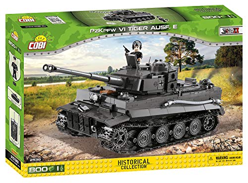 COBI 2538 PzKpfw Vi Tiger Ausf.E - Bloques de construcción, Color Negro