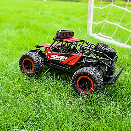 Coche de control remoto, 1:14 Rc Off-Road con juguetes ligeros de gran capacidad para niños Coche de carreras rápido Rc Buggy Juguetes eléctricos