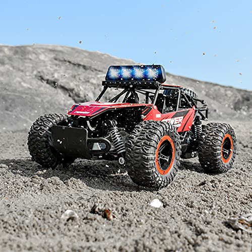 Coche de control remoto, 1:14 Rc Off-Road con juguetes ligeros de gran capacidad para niños Coche de carreras rápido Rc Buggy Juguetes eléctricos