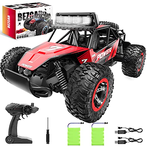 Coche de control remoto, 1:14 Rc Off-Road con juguetes ligeros de gran capacidad para niños Coche de carreras rápido Rc Buggy Juguetes eléctricos