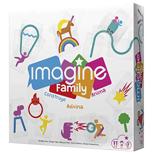 Cocktail Games- Imagine Family - Juego de Mesa en Español, Color (CGIMFA01)