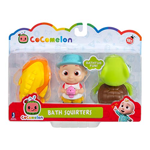 CoComelon CMW0030 Bath Fun Friends JJ, Fish & Turtle Bath Toy para niños a Partir de 18 Meses