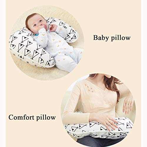 Cojines de lactancia bebe Almohada de lactancia bebés Almohada Almohada de embarazo 56 * 37cm viajar Almohada de lactancia pequeña lactancia de maternidad Cojín Lactancia