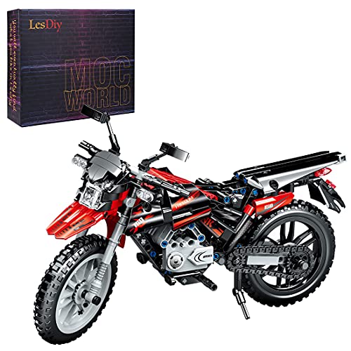 ColiCor Technic Off-Road - Juego de construcción de 481 piezas para escalada de motocicleta, juegos de bloques de construcción compatibles con Lego Technic