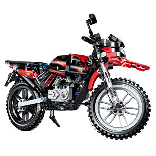 ColiCor Technic Off-Road - Juego de construcción de 481 piezas para escalada de motocicleta, juegos de bloques de construcción compatibles con Lego Technic