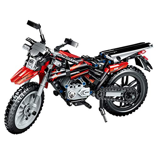 ColiCor Technic Off-Road - Juego de construcción de 481 piezas para escalada de motocicleta, juegos de bloques de construcción compatibles con Lego Technic