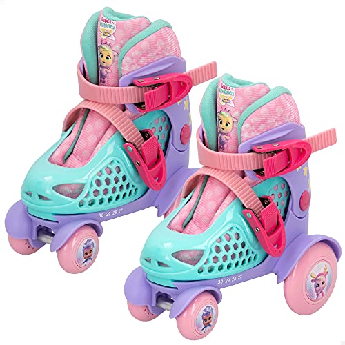 ColorBaby BEBÉS LLORONES 77275 - Bebes llorones-Patines Top 4 Ruedas