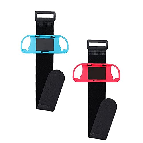 Controller Dance Correas Compatible con Nintendo Switch Dance Elastic Game Strap Strap 1pair juego Componente rojo azul