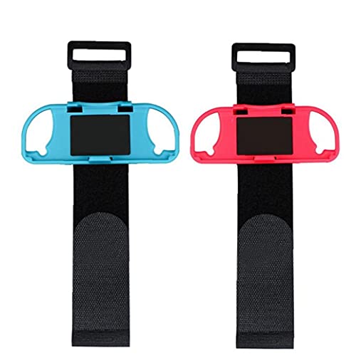 Controller Dance Correas Compatible con Nintendo Switch Dance Elastic Game Strap Strap 1pair juego Componente rojo azul