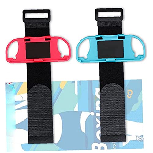 Controller Dance Correas Compatible con Nintendo Switch Dance Elastic Game Strap Strap 1pair juego Componente rojo azul