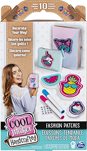 Cool Maker Kit de actividades de parches hechos a mano, hace 10 parches, para edades de 8 en adelante