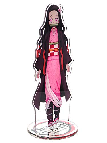 CoolChange Figura de plástico con Soporte de Kimetsu no Yaiba, Tanjiro Kamado o Nezuko Kamado, Figura: Nezuko Kamado