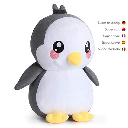 Corimori- Pablo el Pingüino (6+ Modelos) Animal de Peluche Juguete Bebés Niños, 26cm, Color Negro (1849)