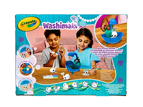 CRAYOLA- Washimals Ocean Pets Set Arrecife con 4 Animales Marinos para Decorar, lávalas y personalízalas Variados (919750.004)