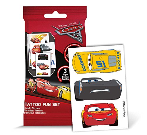 CRAZE 59099 – Tattoo Fun Juego Disney Pixar Cars 3, Surtidos