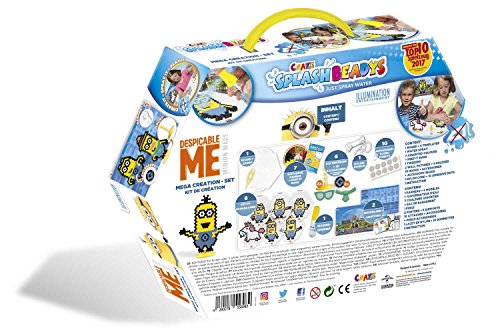 CRAZE fusibles FUSE BEADS SPLASH BEADYS MINIONS Creación Juego de cuentas coloridas de Water Craft para niños 56982, multicolor , color/modelo surtido