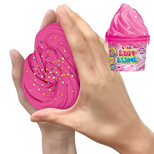 CRAZE Soft Slime 31063 - Juego de 3 Botes de plastilina aromática con Purpurina y esponjosa en Lata para Mezclar, Incluye Accesorios DIY, Multicolor