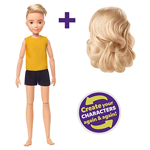 Creatable World - Pack de personajes, cabello rubio juguete para niños y niñas +6 años (Mattel GKV44) , color/modelo surtido