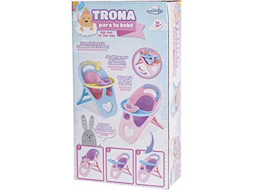 CUCOSITO Trona Rosa para Bebé con Accesorios