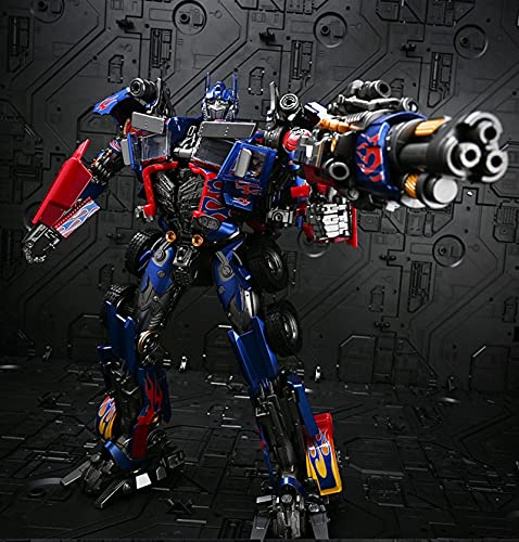 CZWNB El Juguete Transformers Favorito de los Niños， KO Transformers Toy Optimus Prime Movie Version Super Alloy Die-Fasting Figure Robot Toy Children's Gift,Juguete Modelo de Robot de deformación