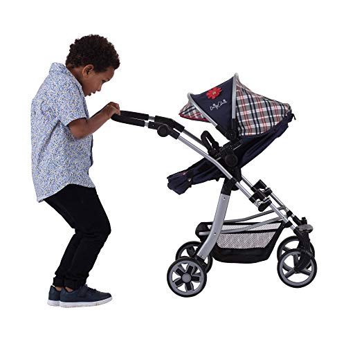 Daisy Chain Carrito para muñecos 5 en 1 Connect - Recomendado para niños de 4 a 8 años. (Classic Check)