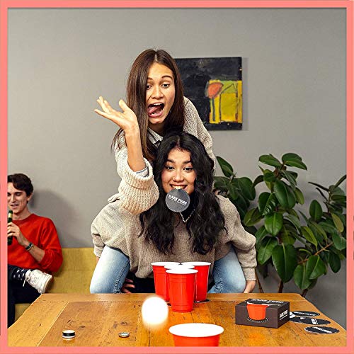 Dare Pong® - Una combinación de Beer Pong y de Prueba o Verdad. Juego para Beber ¡Novedad del 2021! Ideal para Fiestas, botellones, Festivales o como Regalo