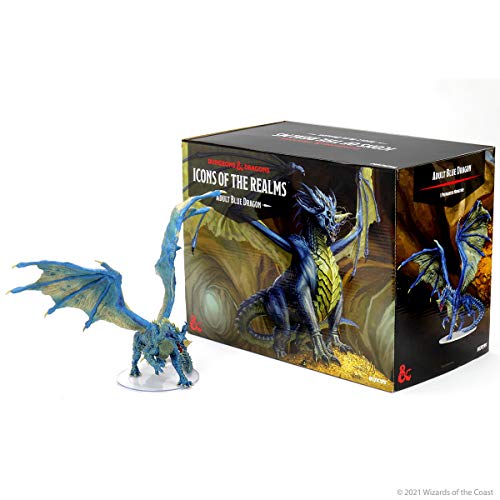 D&D Icons of The Realms: Figura Premium Dragón Azul Adulto