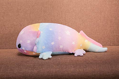 Decanyue 37/46/58 cm de Felpa Colorida Dinosaurio pez Juguetes de Peluche de algodón de Peluche salamandra Gigante muñeca de Juguete para niños Pastillas Suaves Regalo 58 cm 2