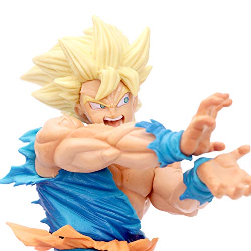 DEERO Dragon Ball Z Son Goku Figura de acción Super Saiyan Assault PVC Dragon Ball Z Modelo DBZ Colección Modelo (B OPP Bag)