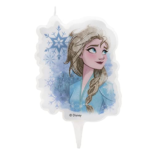 Dekora - Vela de Cumpleaños 2D de Disney Frozen 2 Elsa