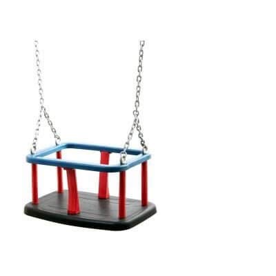 Demi's Swings and Slides Ltd Asiento de columpio comercial para bebé: patio de recreo pesado con cadenas