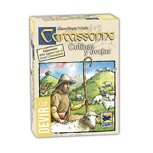 Devir - Carcassonne Colinas y Ovejas, Juego de Tablero (BGCOVE)