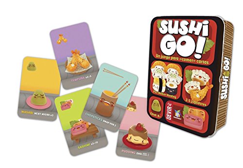 Devir-La Isla Prohibida Juego de Mesa, Multicolor (BGISLA) + Sushi Go Juego de Mesa, Multicolor, Miscelanea (BGSUSHI)