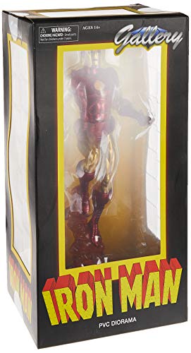 Diamond Select Toys Iron Man Clásico Figura 28 cm PVC Diorama Marvel Gallery (JAN172648) Standard