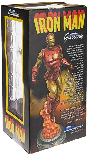 Diamond Select Toys Iron Man Clásico Figura 28 cm PVC Diorama Marvel Gallery (JAN172648) Standard