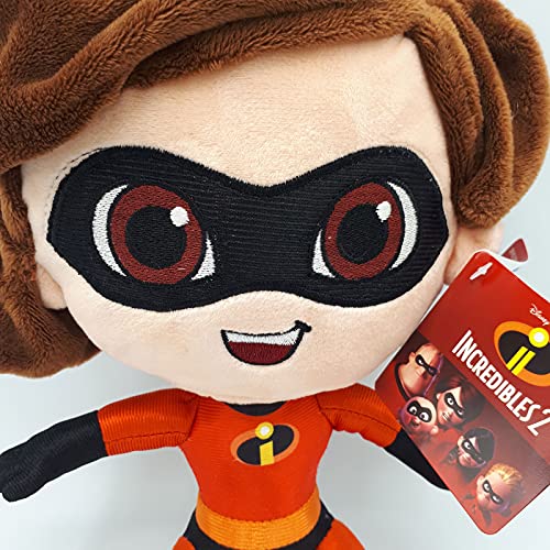 Die Unglaublichen 2 The Incredibles 2 30cm Figuras de Felpa, Elastigirl, Mr. Incredible, Flash, Violet o Baby Jack-Jack para Jugar, Coleccionar y abrazar, Peluches, Peluches para niños (Elastigirl)