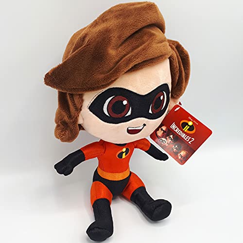 Die Unglaublichen 2 The Incredibles 2 30cm Figuras de Felpa, Elastigirl, Mr. Incredible, Flash, Violet o Baby Jack-Jack para Jugar, Coleccionar y abrazar, Peluches, Peluches para niños (Elastigirl)