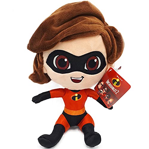 Die Unglaublichen 2 The Incredibles 2 30cm Figuras de Felpa, Elastigirl, Mr. Incredible, Flash, Violet o Baby Jack-Jack para Jugar, Coleccionar y abrazar, Peluches, Peluches para niños (Elastigirl)