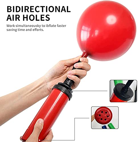 Diko 2 Pcs Bomba para Globos Bidireccional Hinchador, Hinchador de Globos , perfecto para todo tipo de globos de Látex y de Aluminio