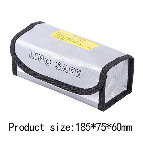 Dilwe Lipo Batería Bolsa de Seguridad, Ignífugo A Prueba de Explosiones Safety Guard Case Bateria Cargando Bolsa de Proteccion Sack Pouch Protector