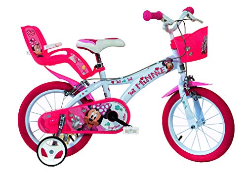 Dino Bikes 612l-nn Minnie Bicycle, Inch Bicicleta, Niñas, Rosa, 30,48 cm (12 Pulgadas)