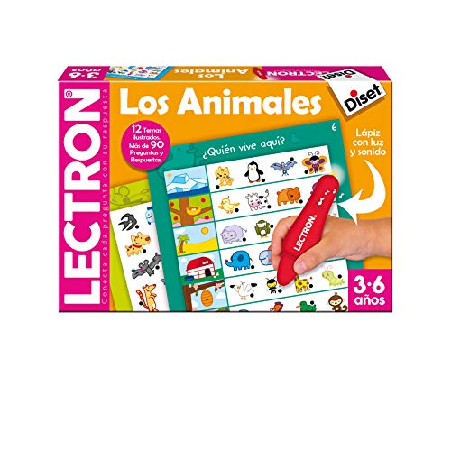 Diset - Lectron Lapiz Los Animales - Juego educativo a partir de 3 años