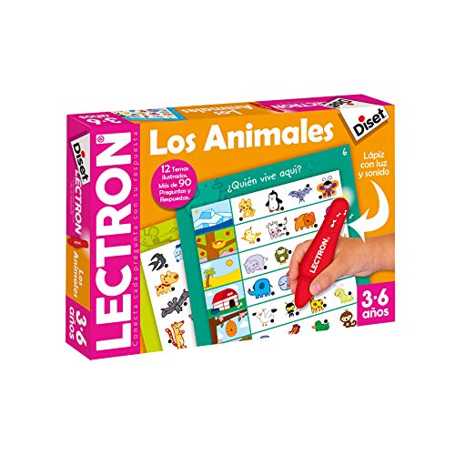 Diset - Lectron Lapiz Los Animales - Juego educativo a partir de 3 años