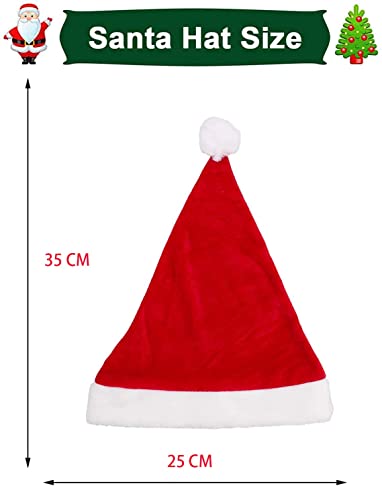 Disfraz de Máma Noel para Chicas, Vestido Rojo con Cinturón y Gorro de Navidad para Cosplay de Papá Noel, 3pcs (4-6 años)