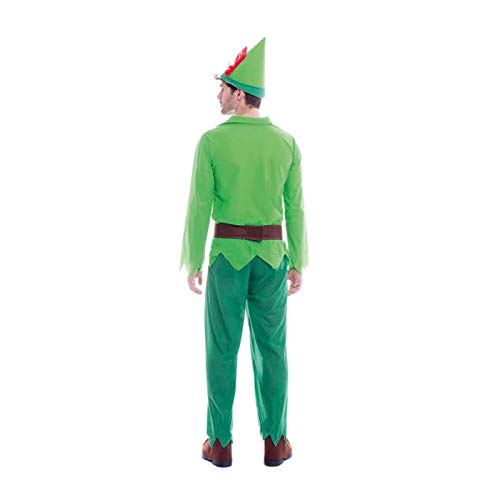 Disfraz Peter Pan Adulto【Tallas Hombre S a L】(Talla L) | Disfraces Carnaval Adulto Cuentos Personajes Fantasía