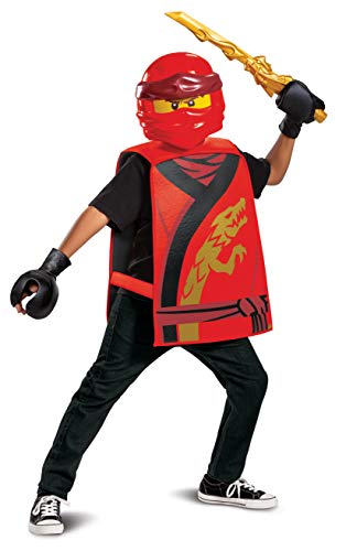 Disguise Espada Juguete Lego Ninjago de Fuego, Disfraz Ninja Niño Disponible En Talla Única