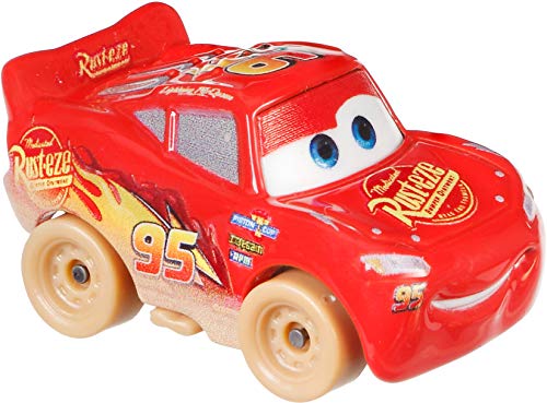 Disney Cars Mini Racers Derby Racers Pack de 10 coches de juguete, modelos surtidos (Mattel GKG09)