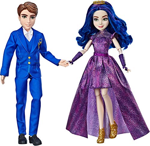 Disney Descendants 3 Royal Couple Engagement, 2-Doll Pack with Fashions and Accessories